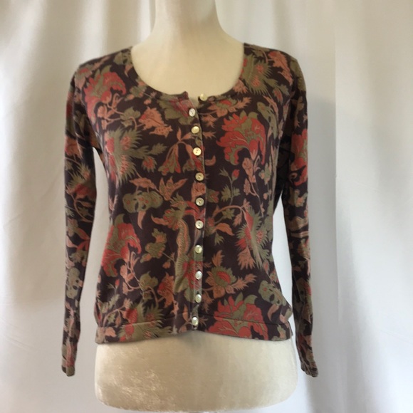 floral print cardigan sweaters